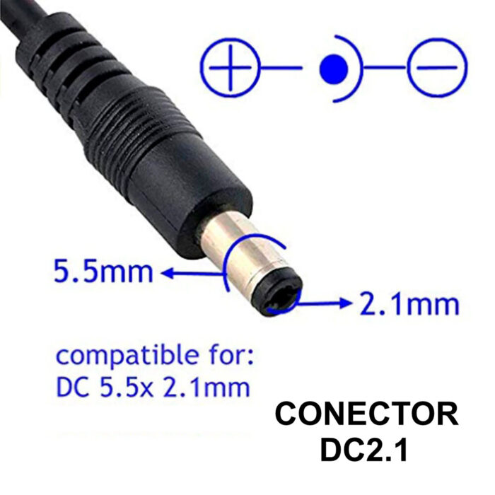 Cargador Para Scooter Eléctrico de 24V, Salida: 29.2 2A, Modelo: 24V2A, Conector DC2.1. - Imagen 2