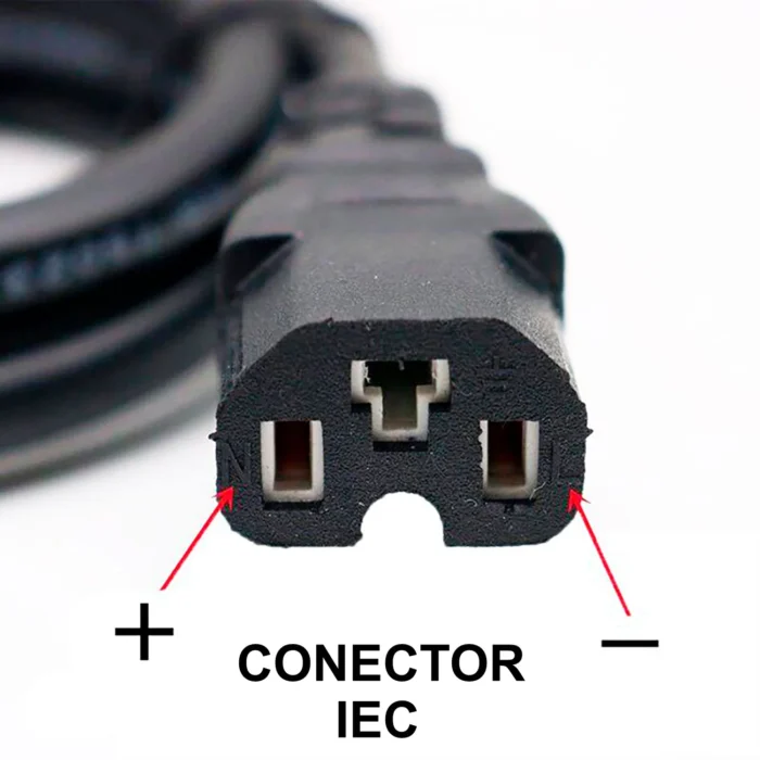 Conector IEC, Presente en todos los modelos Plomo Acido - Gel – Grafeno